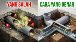 Sering menggunakan cairan kimia atau soda api untuk mengatasi saluran air mampet Hentikan kebiasaan ini sebelum pipa PVC di rumah Anda meleleh dan jebol!